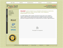 Tablet Screenshot of praxinet.com